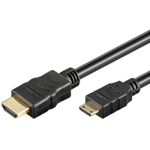 CAVO DA MINI HDMI A HDMI 10 METRI BLACK