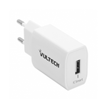 VULTECH CARICATORE A PARETE 1 XUSB 2.4A 12W IC SMART WHITE