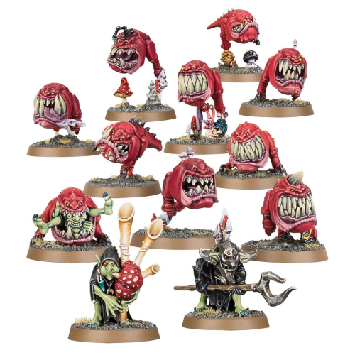 Gloomspite Gitz Squig Herd Mandia di Squig