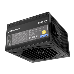 SHARKOON ALIMENTATORE REBEL P15 Gold 650 Watt Cybenetics ATX3.1
