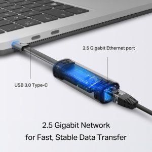 TP-Link  Scheda di Rete e Adattatore Usb-C a Lan UE302C Ethernet 2500 Mbit/s