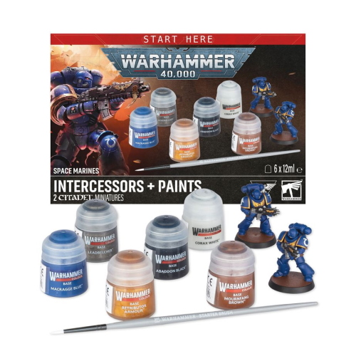 Space Marines Intercessor + Colori