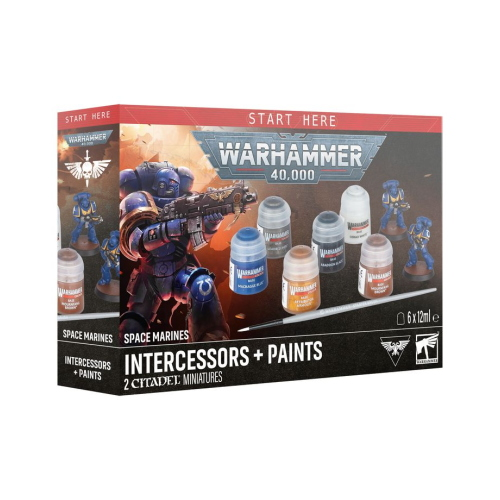 Space Marines Intercessor + Colori