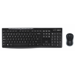 LOGITECH KIT WIRELESS TASTIERA E MOUSE MK270 BLACK