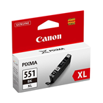 CARTUCCIA CANON CLI-551XL BK NERO ALTA CAPACITA iP7250 MG5450/6350 15ml 6443B001/6443B004